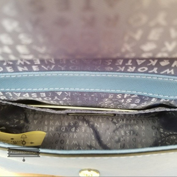NWT Kate spade Mini Alissane crossbody blue bag - Picture 4 of 8